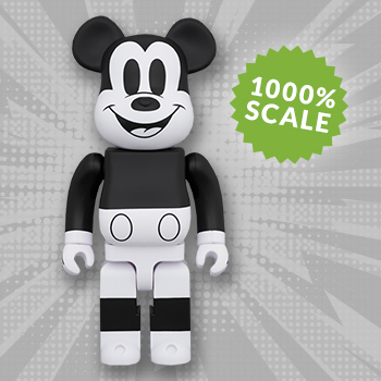 BE@RBRICK MICKEY MOUSE B&W 2020 1000％ | www.myglobaltax.com