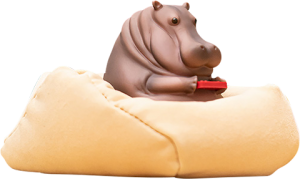 SHL14831 Figurine de l/'univers des animaux sauvages Jeune Hippopotame