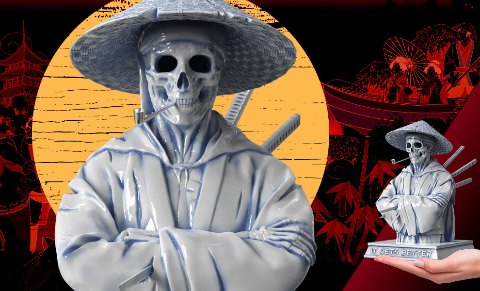 Samurai (Hell Chamber) Statue by Mighty Jaxx | Sideshow Collectibles Samurai (Hell Chamber) Statue by Mighty Jaxx | Sideshow Collectibles