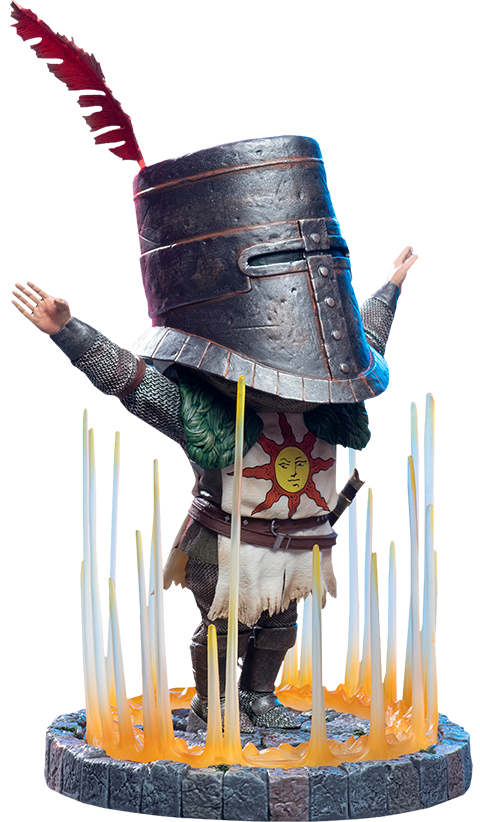 dark souls solaire of astora statue