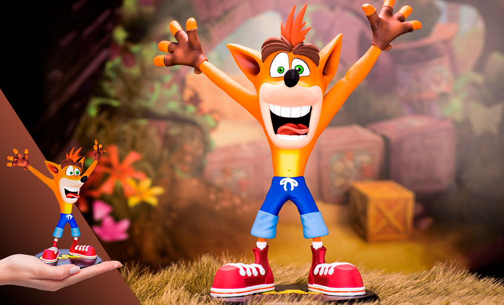 Crash Bandicoot Regular Edition Pvc Statue By First 4 Figures Sideshow Collectibles