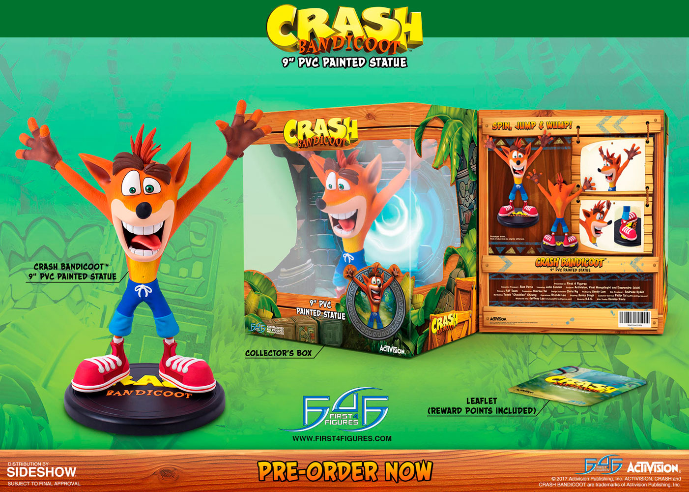 crash bandicoot first 4 figures