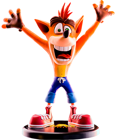 crash bandicoot statue