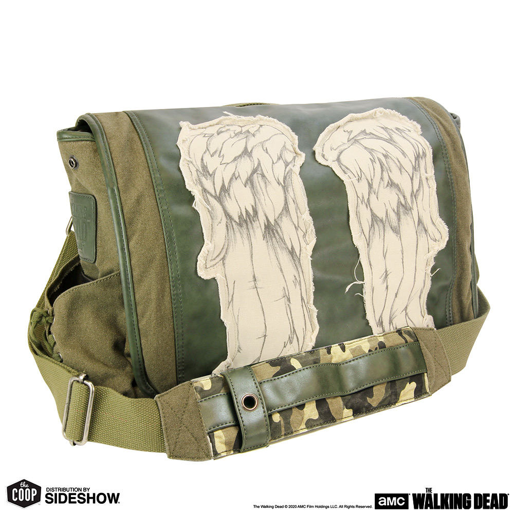 Walking Dead Daryl Wings Messenger Bag Fatigue Green