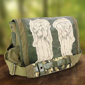 Walking Dead Daryl Wings Messenger Bag Fatigue Green