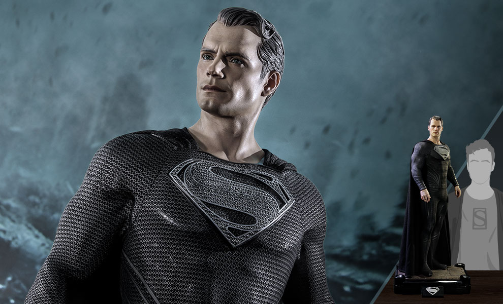 Gallery Feature Image of Superman (Black Suit Version) Statue - Click to open image gallery