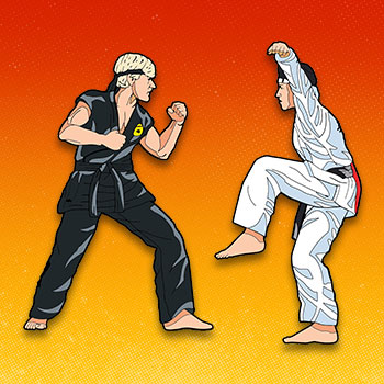 2 The Karate Kid Enamel Pins PinBook Vol