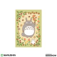 Gallery Image of Totoro in the Sunny Forest Plush Blanket Blanket