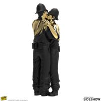Gallery Image of Kissing Coppers (Gold Rush Edition) Polystone Statue
