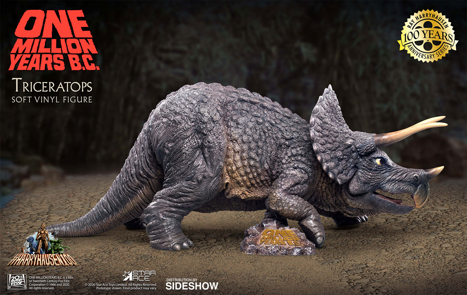 one horned triceratops