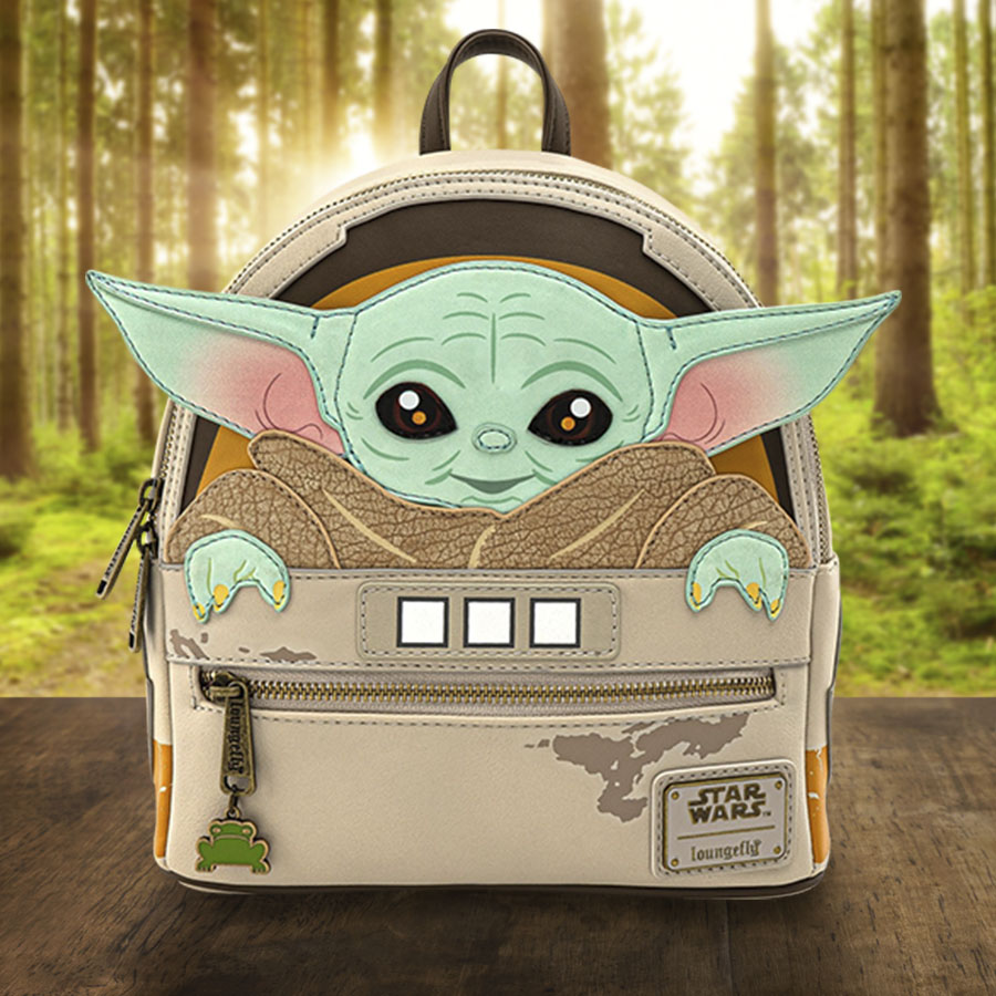 Disney Mini Backpack The Mandalorian Loungefly Baby Yoda New Gift