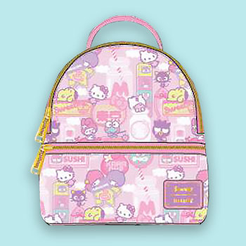 Hello Kitty Kawaii Convertible Mini Backpack by Loungefly 