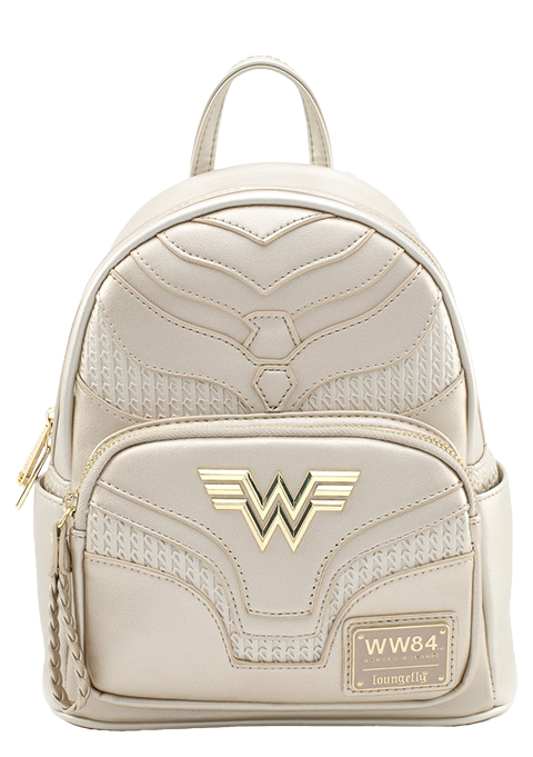 Loungefly Wonder Woman 1984 Gold Mini Backpack Apparel