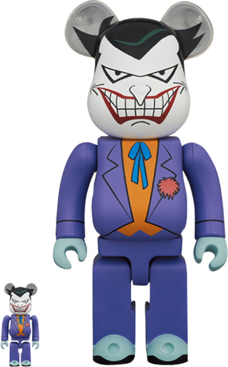 Be@rbrick Joker (Batman the Animated Series Version) 100% and 400% Bearbrick by Medicom Toy