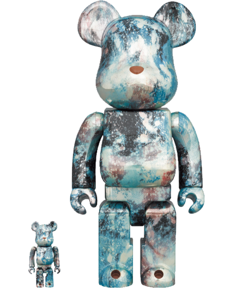 Be@rbrick Pushhead #5 100% and 400% Designer Toy by Medicom Toy