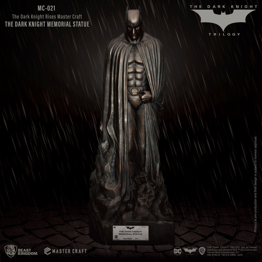the dark knight memorial statue by beast kingdom