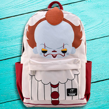 it pennywise mini backpack Raincoat Cosplay Glow Loungefly  Pop Collector / Magasin Funko Pop & Loungefly The pack features a huge main compartment with two zipper pulls Concept One IT Pennywise Mini