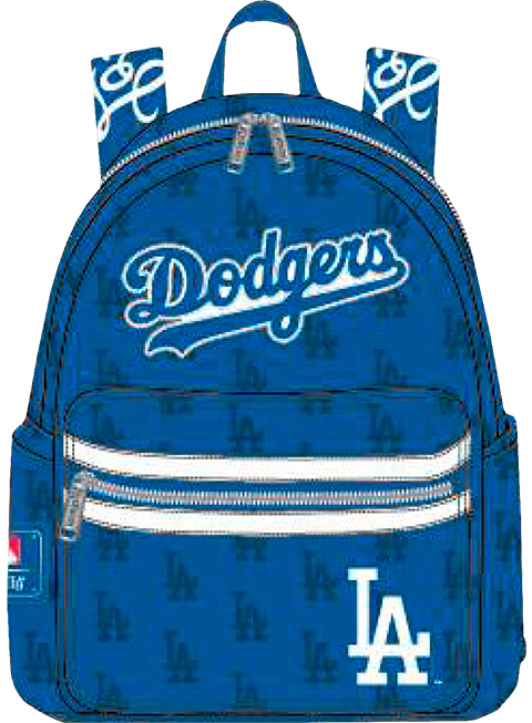 Dodgers Blue AOP Mini Backpack by Loungefly | Sideshow Collectibles