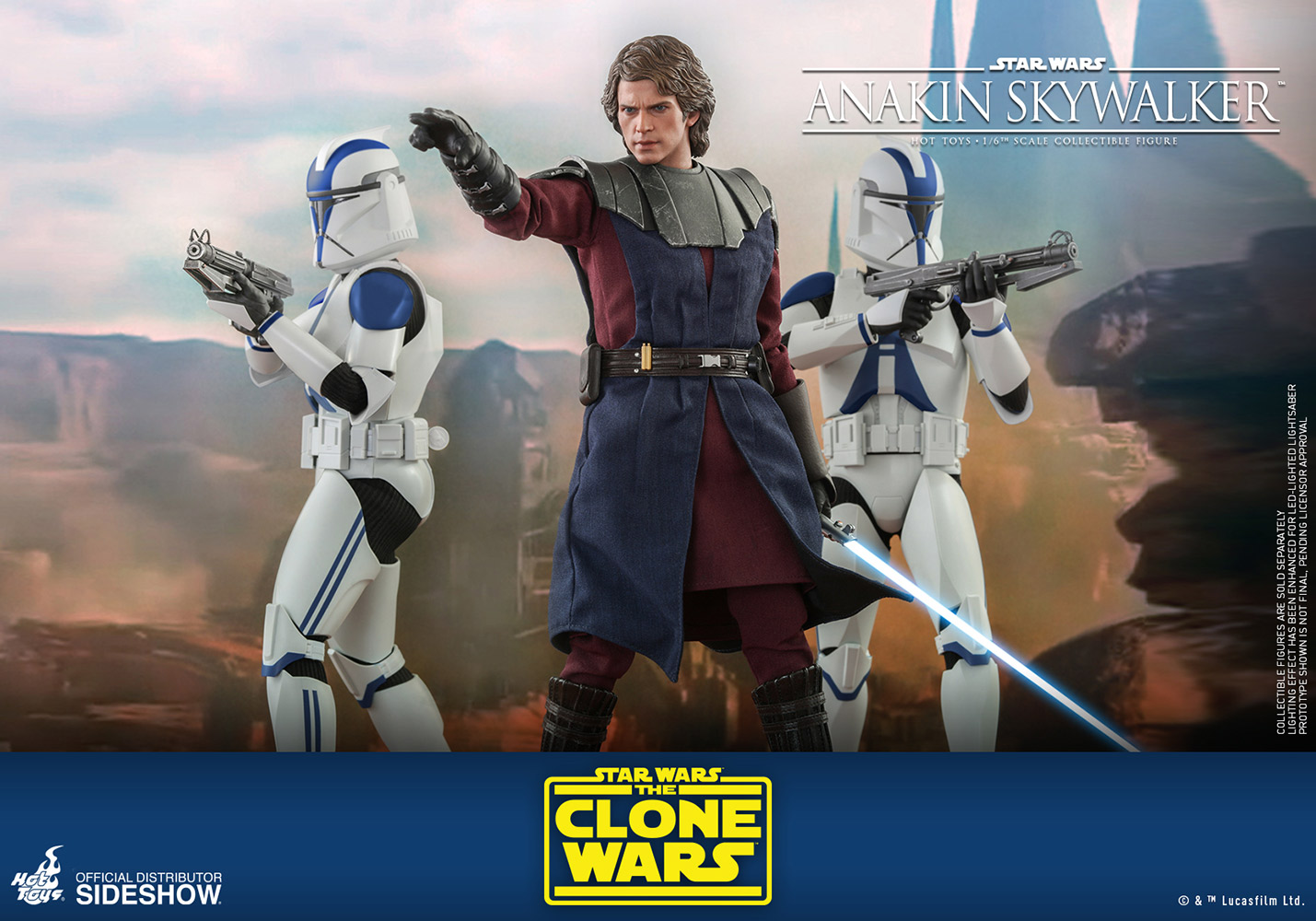 anakin skywalker sixth scale figure