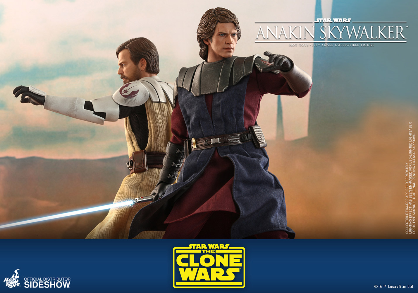 NEW PRODUCT: HOT TOYS: STAR WARS: THE CLONE WARS ANAKIN SKYWALKER AND STAP 1/6TH SCALE COLLECTIBLE SET Anakin-skywalker_star-wars_gallery_5f19fc15b9c8d