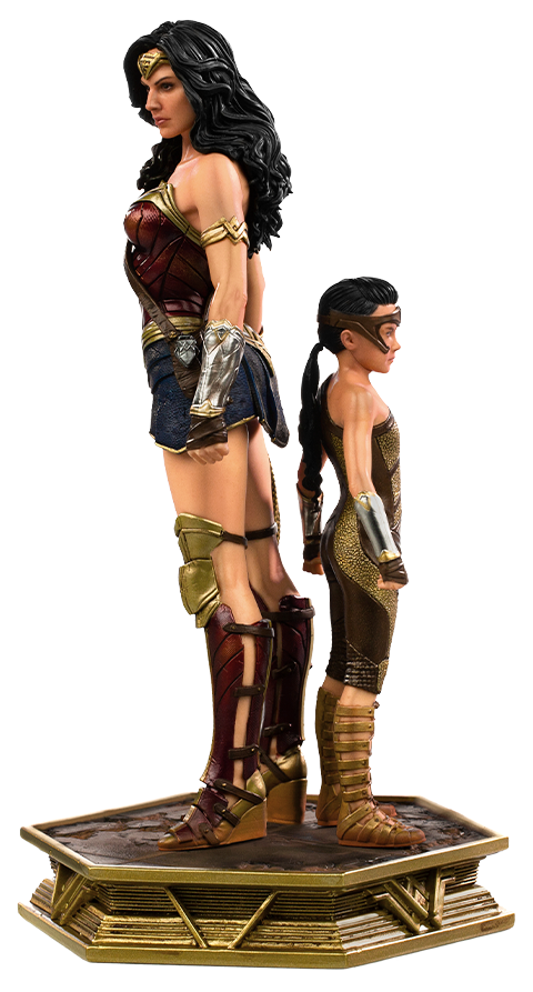Iron Studios DCCW8433120-10 1//10 WW84 Wonder Woman /& Young Diana Deluxe Toy