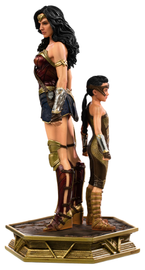 Wonder Woman & Young Diana 1:10 Scale Statue
