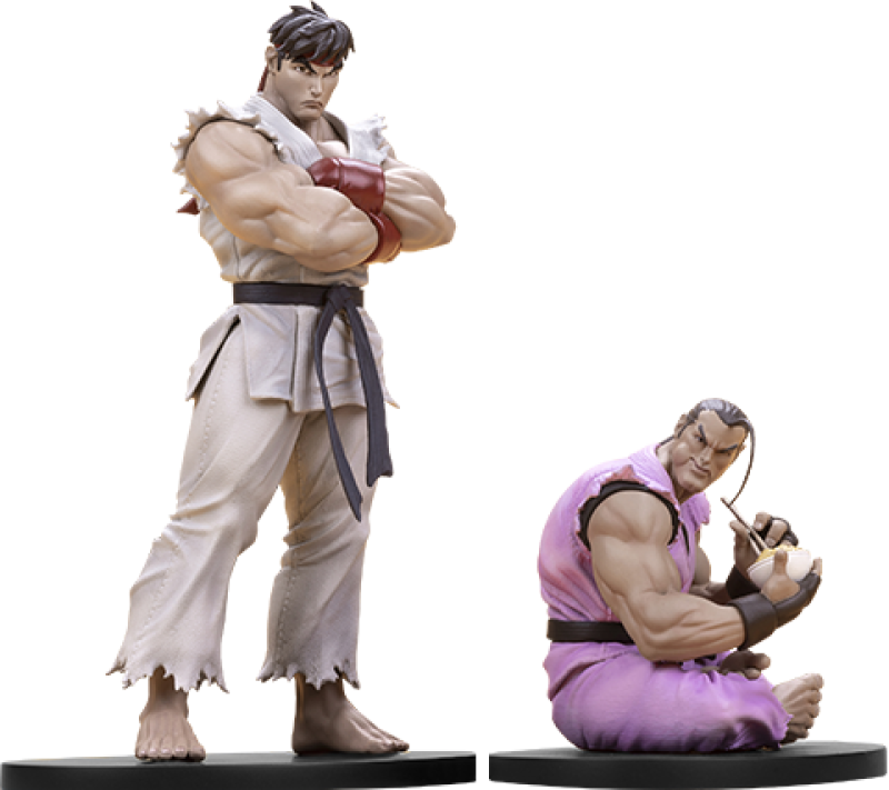 Ryu & Dan 1:10 Scale Statue by PCS