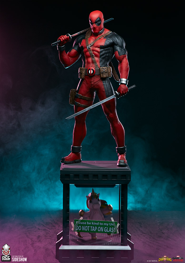 deadpool sideshow statue