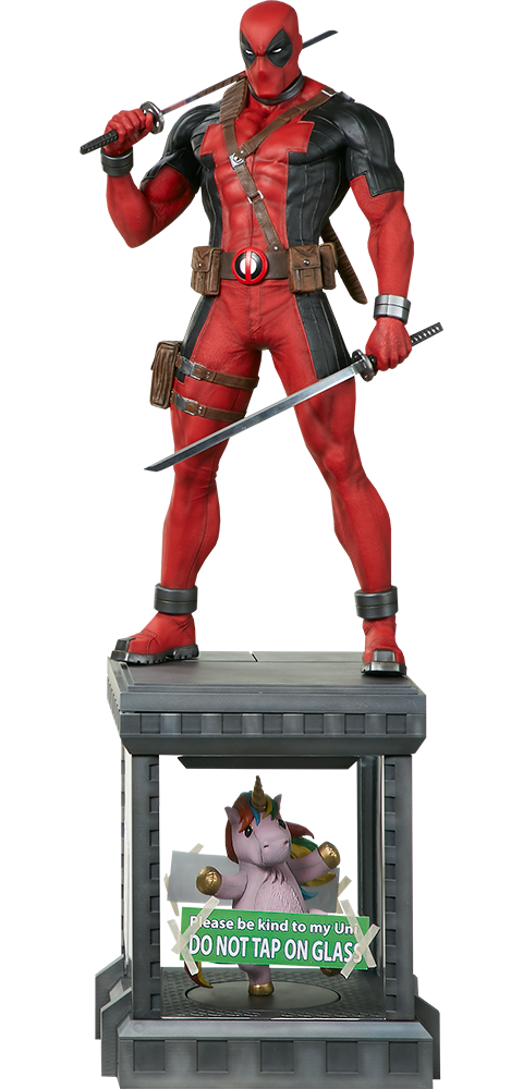 deadpool sideshow statue