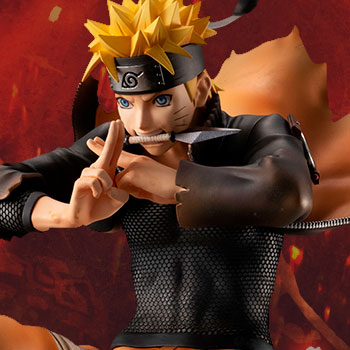 MegaHouse Naruto G.E.M. Series Naruto Uzumaki Shinobi World War Version Action  Figure Orange - US