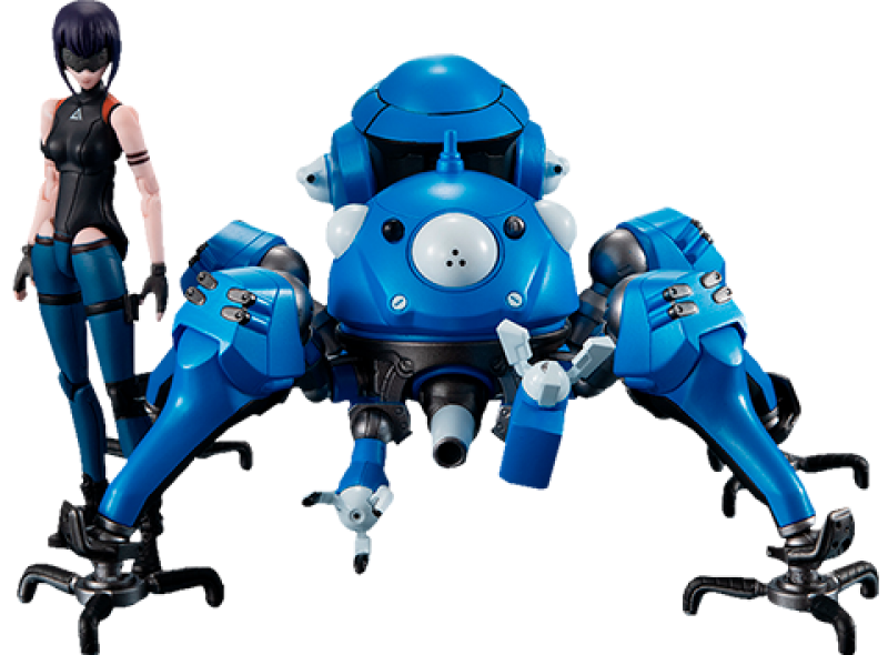 Tachikoma and Motoko Kusanagi Action Figure by MegaHouse