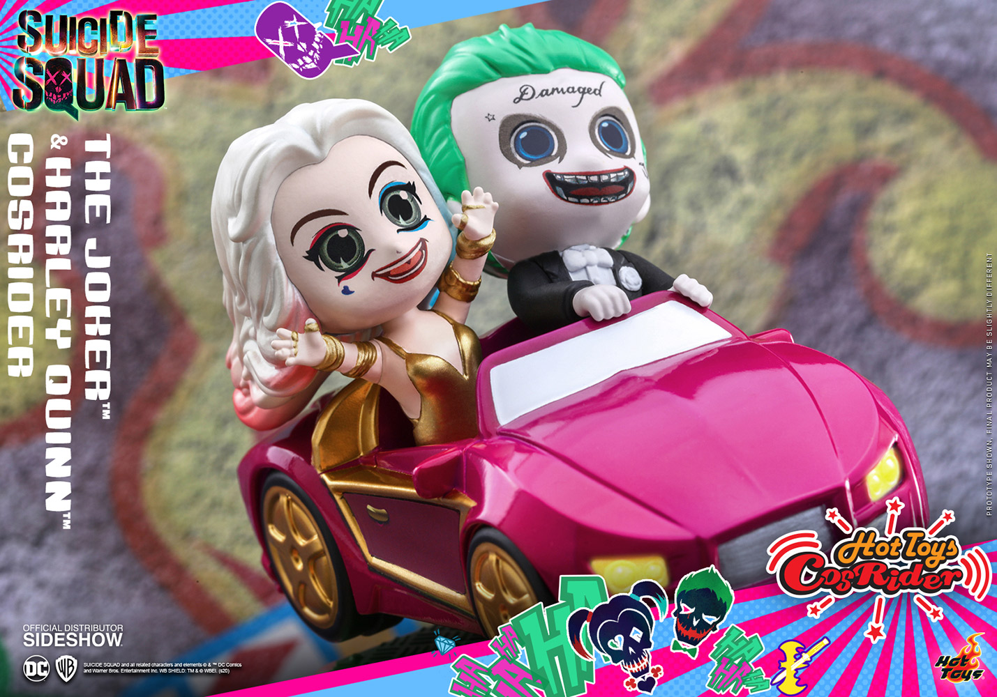 The Joker Harley Quinn Cosrider By Hot Toys Sideshow Collectibles