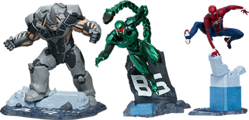 Spider-Man/Rhino/Scorpion Statues by PCS