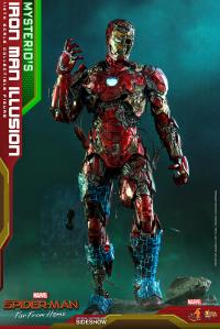 Gallery Image of Mysterio's Iron Man Illusion Sixth Scale Figure