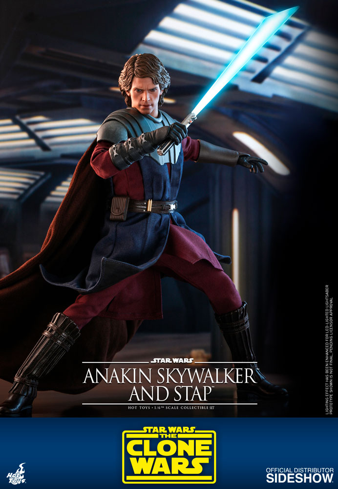 Hot Toys Star Wars Anakin Skywalker Dark Side Hands x 9 & Pegs loose 1/6th scale
