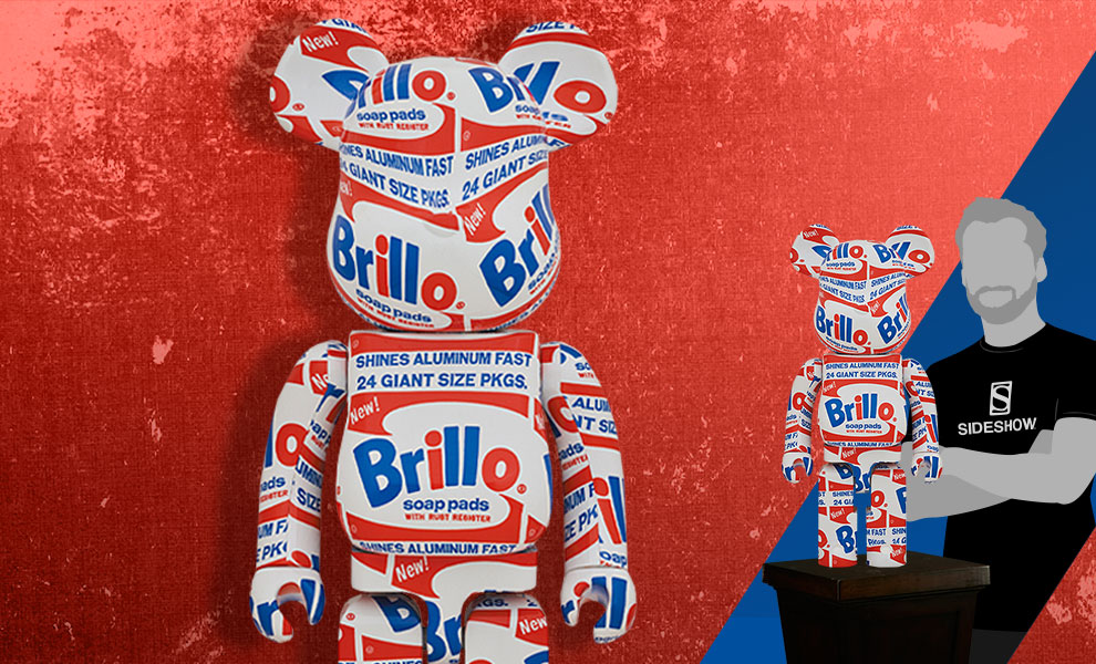 Be@rbrick Andy Warhol “Brillo” 1000% Collectible Figure by Medicom