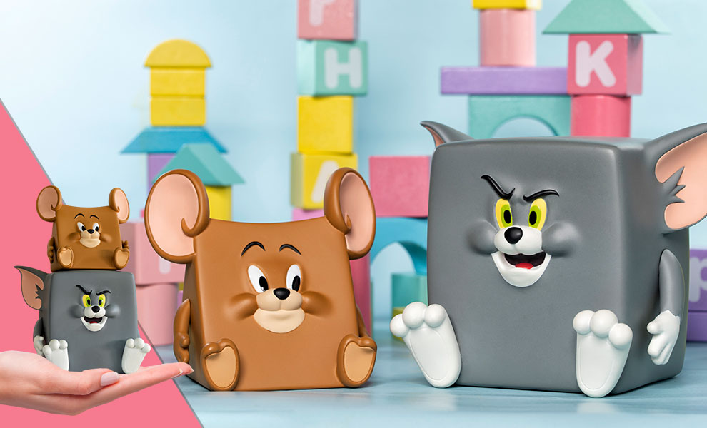 Tom & Jerry Action Mishap Figure Tom and Jerry Collectible Set
