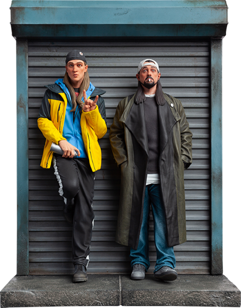 Jay and Silent Bob Polystone Statue by Level52 Studios