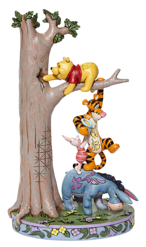 Tree with Pooh and Friends Figurine