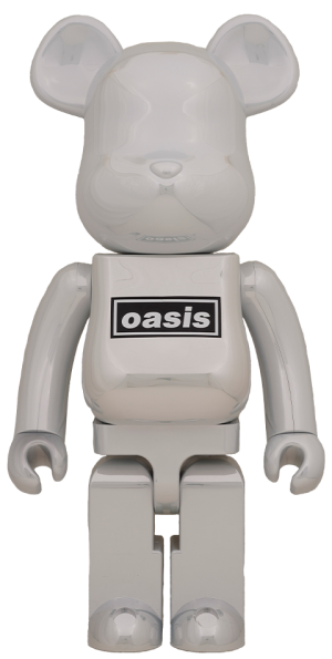 Be@rbrick Oasis White Chrome 1000 