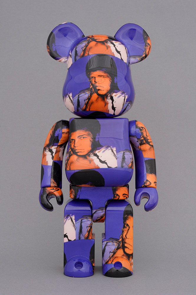 Be@rbrick Andy Warhol's Muhammad Ali 100% and 400% Collectible Figure Set by Medicom