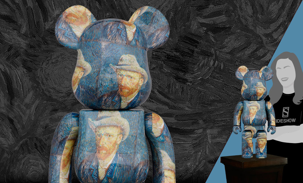 Be@rbrick Van Gogh Museum Self Portrait 1000% Collectible Figure Be@rbrick Van Gogh Museum Self Portrait 1000% Collectible Figure
