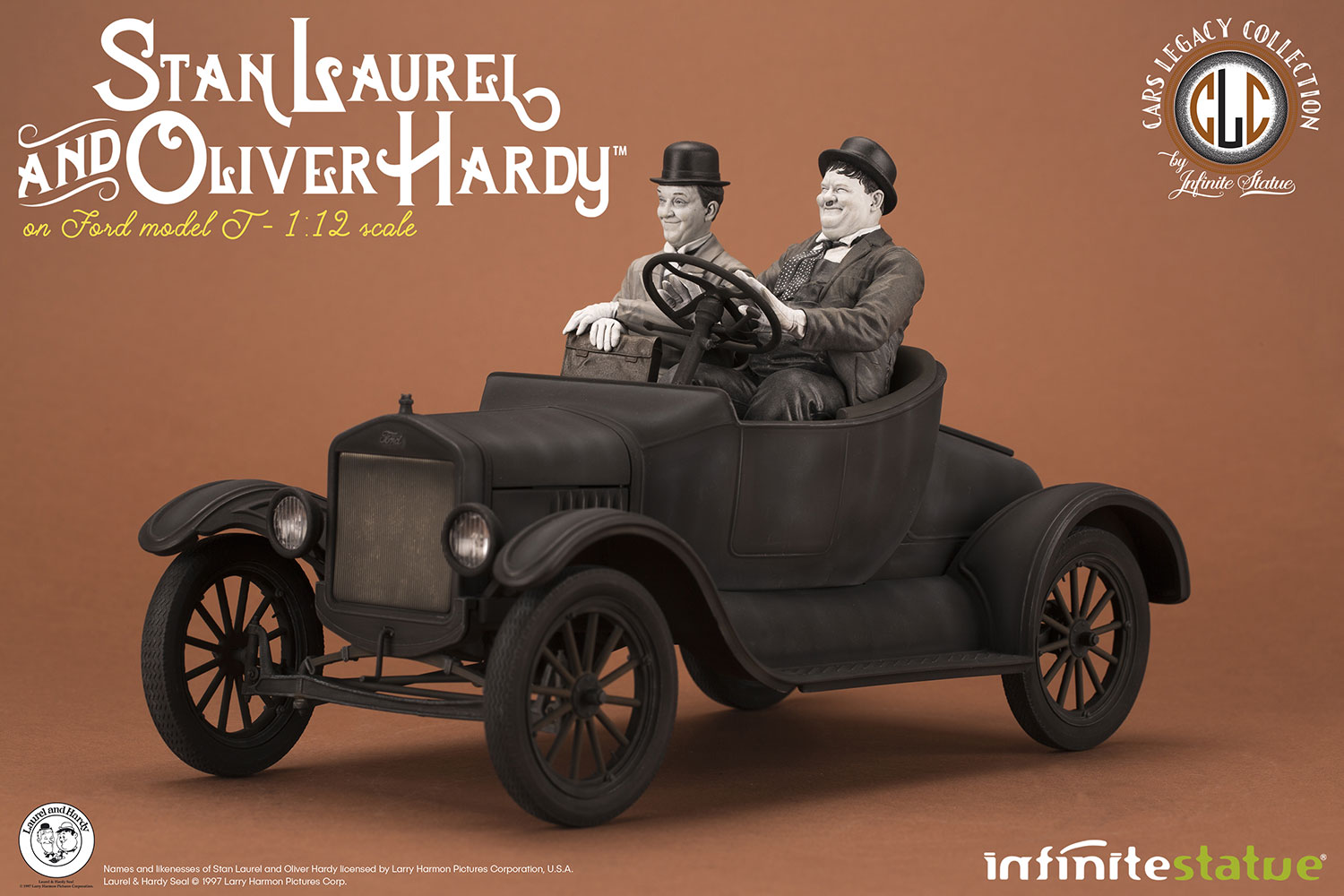 Laurel & Hardy on Ford Model T