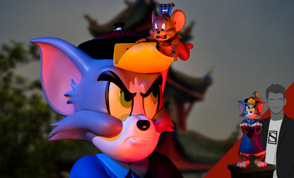 Gallery Feature Image of Tom and Jerry Chinese Vampire Collectible Figure - Click to open image gallery
