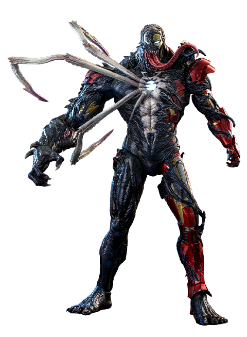 Venomized Iron Man Sixth Scale Figure by Hot Toys