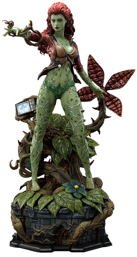 ivy on statue