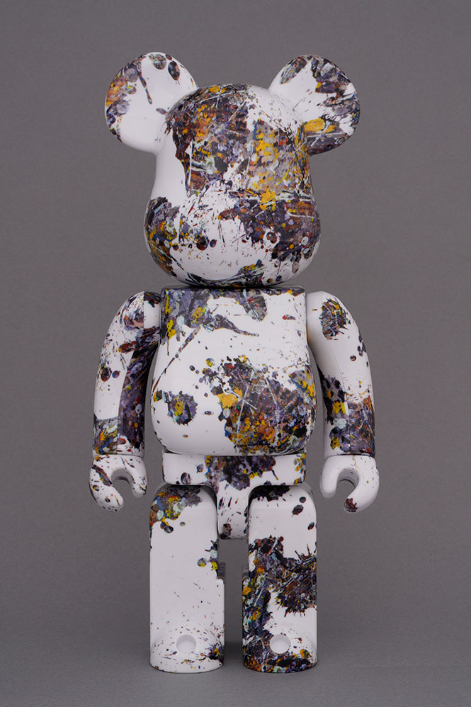 Be@rbrick Jackson Pollock Studio (SPLASH) 100% & 400% Collectible Figure  Set by Medicom.