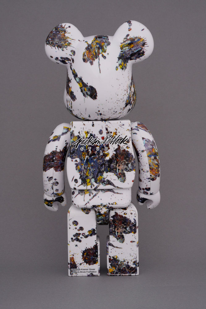 bearbrick 1000 jackson pollock