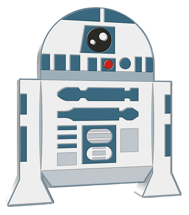 R2-D2 1oz Silver Coin Silver Collectible by New Zealand Mint