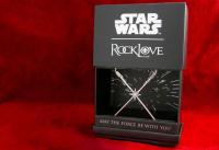 Gallery Image of Luke Skywalker™ & Darth Vader™  Crossed Lightsaber Necklace Jewelry